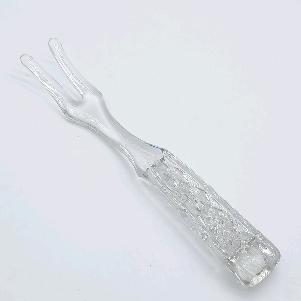 Vintage Anchor Hocking Wexford Glass 9.75” Replacement Serving Fork